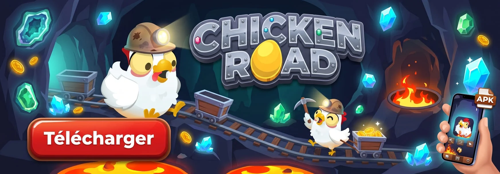 Chicken road app tellecharger